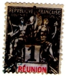 Sellos de Europa - Francia -  Isla Reunion 1893