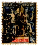 Sellos de Europa - Francia -  Indo-Chine 1893