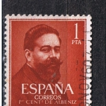 Sellos de Europa - Espaa -  Edifil  1321  I cente. del nacimiento  de Isaac Albéniz.  