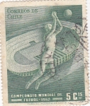 Stamps Chile -  campeonato mundial de futbol