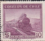 Sellos de America - Chile -  trenes