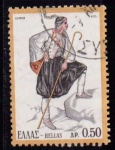 Stamps Greece -  trajes