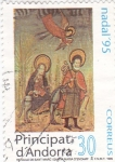 Stamps Andorra -  Nadal 1995
