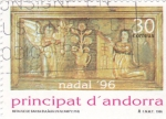 Stamps : Europe : Andorra :  Nadal 1996