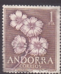 Sellos de Europa - Andorra -  Dianthus caryophyllus