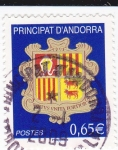 Stamps Andorra -  escudo