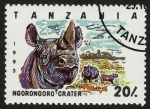 Stamps Tanzania -  TANZANIA - Zona de conservación de Ngorongoro
