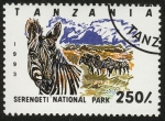 Stamps Africa - Tanzania -  TANZANIA - Parque Nacional de Serengeti