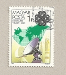 Stamps Hungary -  Antena parabólica