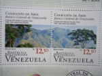 Stamps Venezuela -  El Avila visto desde el Contry Club.1946.Autor:Manuel Cabré.Oleo sobre tela. (1de6 y 2de6 respect
