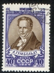 Stamps Russia -  Michel 2224.  A.v. Humboldt.