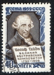 Sellos de Europa - Rusia -  Michel  2225  J. Haydn.