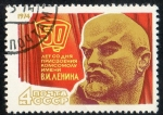 Stamps Russia -  Michel  4227.  50 years  Lenin  Komsomol.
