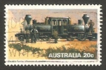 Stamps Australia -  662 - Locomotora a vapor