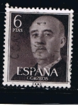 Stamps Spain -  Edifil  1161  General Franco.  