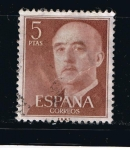 Stamps Spain -  Edifil  1160  General Franco.  