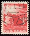 Stamps Italy -  Hand holding a torch