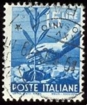 Stamps Italy -  Hand planting an olive tree