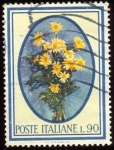 Sellos de Europa - Italia -  Trees and flowers
