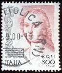 Stamps : Europe : Italy :  Vrouw in de kunst