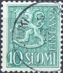 Stamps Finland -  Coat of arms