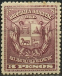 Sellos de America - Uruguay -  ESCUDO NACIONAL