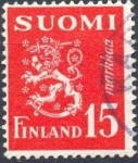 Stamps Finland -  Coat of arms