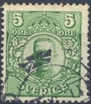 Stamps Sweden -  King Gustav V