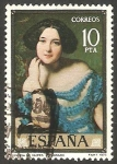 Stamps Spain -  2435 - Condesa de Vilches, cuadro de Madrazo