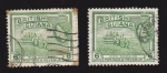 Stamps Guinea -  BRITISH GUIANA - RICE COMBINE