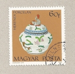 Stamps Hungary -  Porcelana Herendi