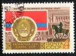 Stamps Russia -  October  revolution.