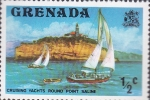 Sellos de America - Granada -  veleros