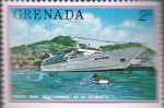 Stamps Grenada -  barco