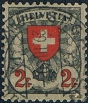 Stamps Switzerland -  CRUZ BLANCA Y CIFRAS 1924-27. Y&T Nº 211