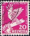 Stamps Switzerland -  CONFERENCIA DEL DESARME EN GINEBRA. Y&T Nº 256