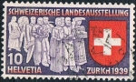 Stamps Switzerland -  EXPOSICIÓN NACIONAL DE ZURICH. Y&T Nº 326