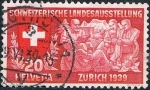 Stamps : Europe : Switzerland :  EXPOSICIÓN NACIONAL DE ZURICH. Y&T Nº 327