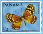 Stamps Panama -  Apodemia Albinus Feld