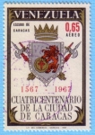 Stamps : America : Venezuela :  Cuatricentenario de la ciudad de Caracas