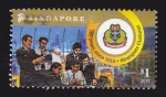 Sellos del Mundo : Asia : Singapore : SINGAPUR - 100 YEARS SINCE 1910 - SINGAPORE CUSTOMS