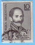 Stamps Argentina -  Gral. Juan G. de Las Heras