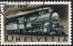 Stamps Switzerland -  CENTENARIO DE LOS FERROCARRILES FEDERALES. Y&T Nº 442