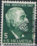 Stamps : Europe : Switzerland :  PRO JUVENTUD 1947. J. BURKHARDT. Y&T Nº 445