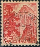 Stamps Switzerland -  SERIE TURÍSTICA 1948. PAQUE NACIONAL. Y&T Nº 464