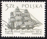 Stamps Poland -  POLONIA - BARCOS KLIPER