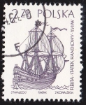 Stamps Poland -  POLONIA - BARCOS FLEUTA