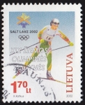 Sellos del Mundo : Europa : Lituania : LITUANIA - XIX JUEGOS OLÍMPICOS - SALT LAKE 2002