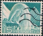 Stamps : Europe : Switzerland :  TÉCNICAS Y PAISAJE 1949. QUITANIEVES DE LOS P.T.T.. Y&T Nº 484
