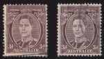 Stamps : Oceania : Australia :  AUSTRALIA - JORGE VI